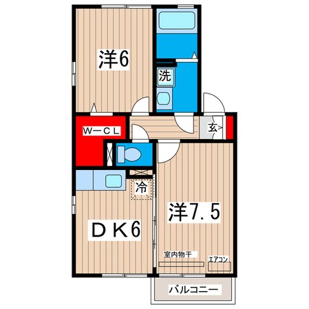 オーベンロープ（大和）の物件間取画像